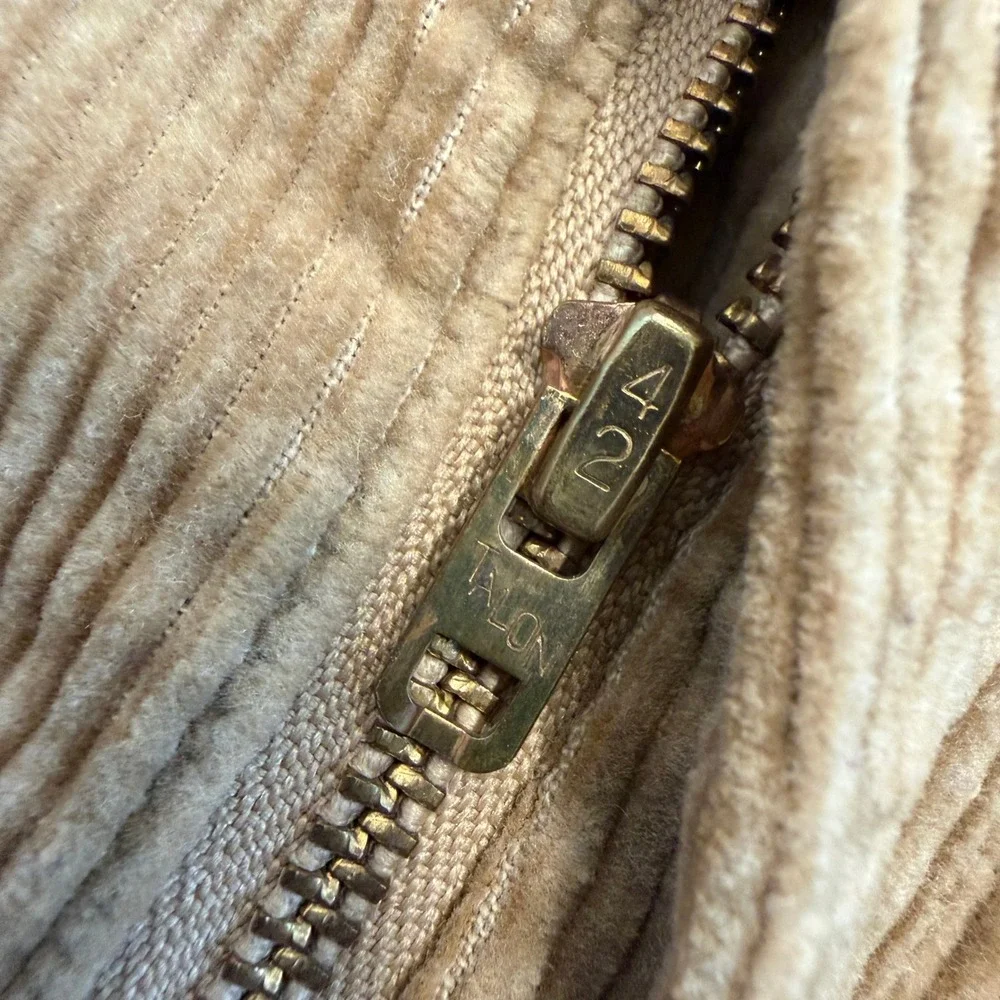Vintage Polo Ralph Lauren Corduroy Pants Mens 36x30 Pleated USA Made Talon Zip